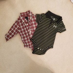 Under armour and baby Gap boys shirts